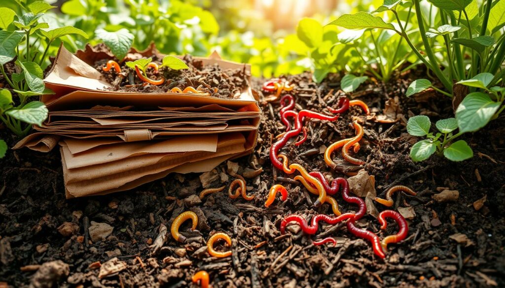Composting Cardboard