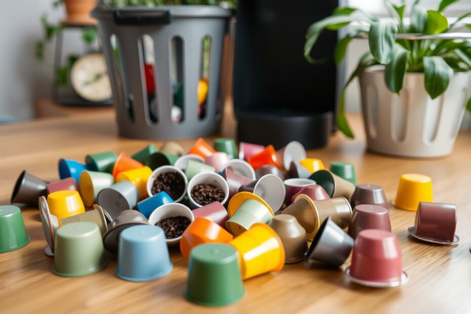 Dispose Nespresso capsules