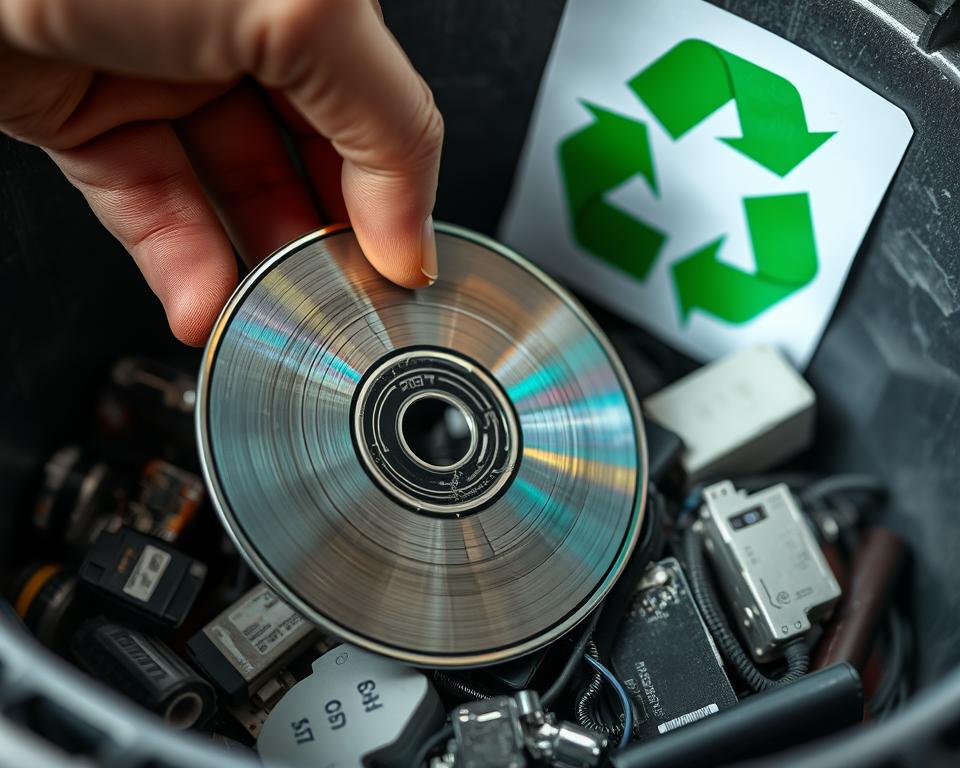 Dispose of digital video disc