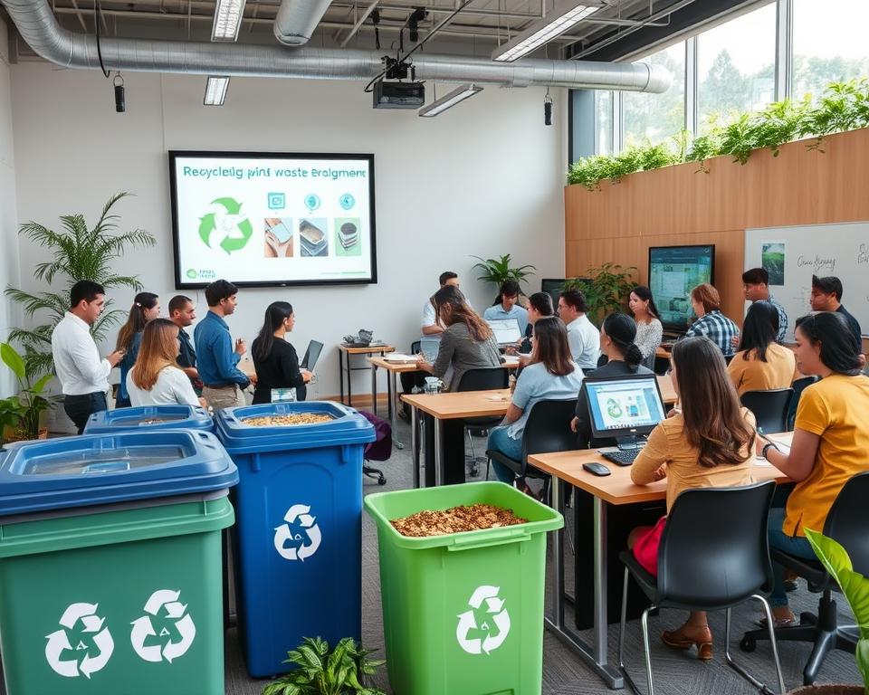 Professional training for sustainable waste management