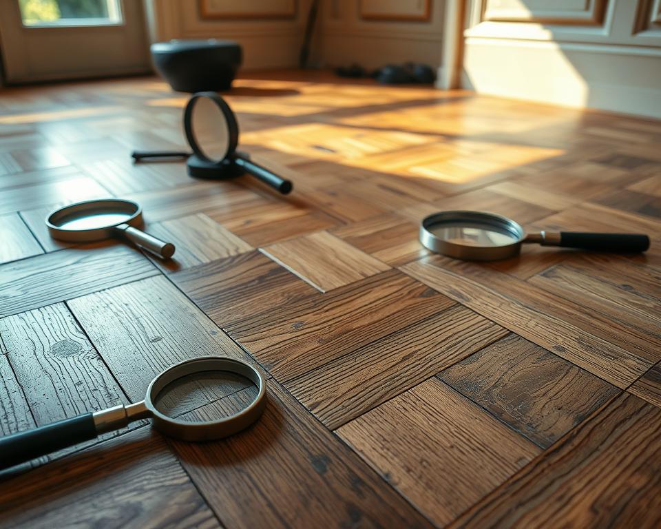 assessing parquet floor condition