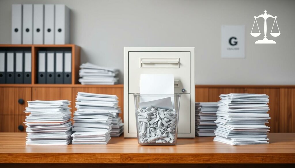 legal requirements for document disposal
