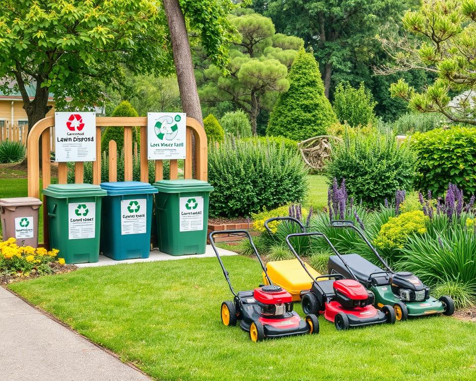 proper lawn mower disposal regulations