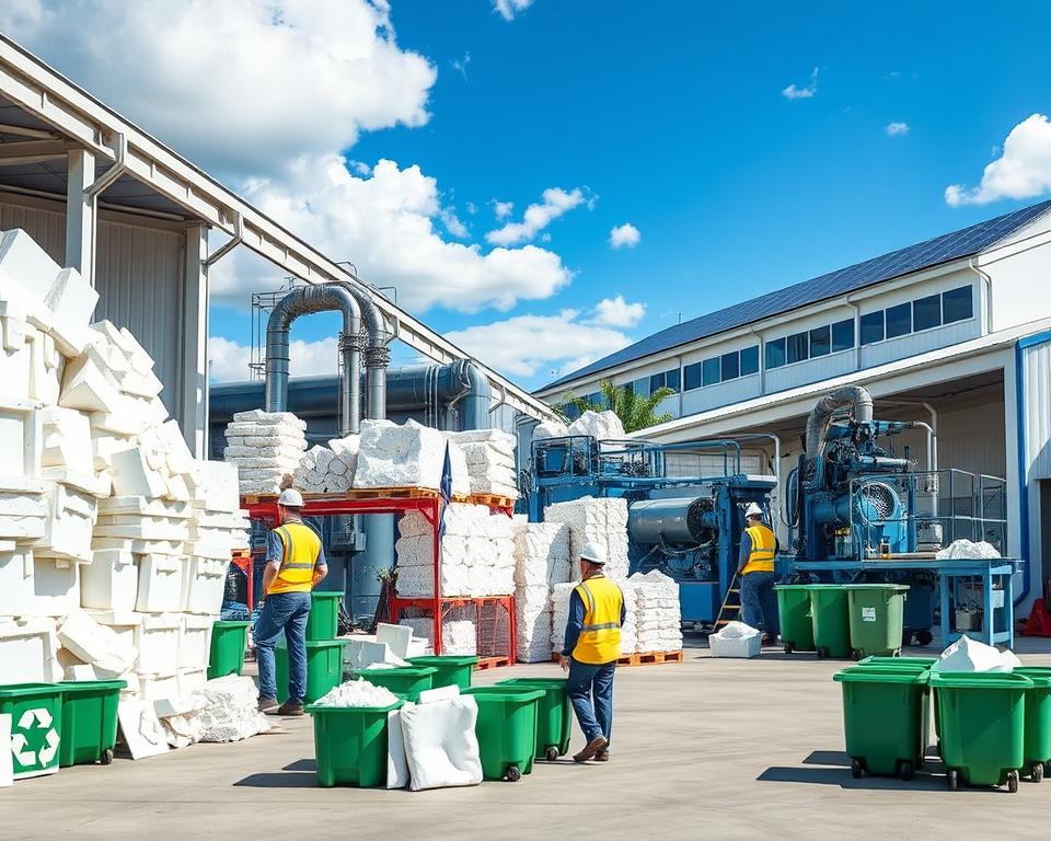 styrofoam recycling facilities