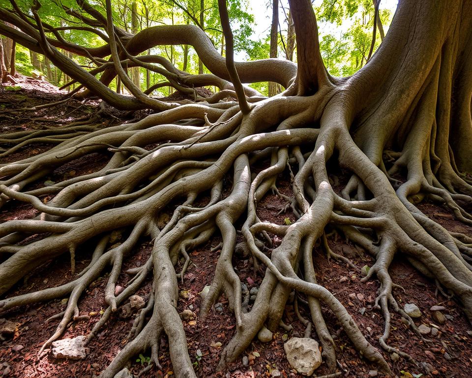 tree roots